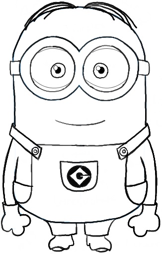 326x510 Coloring Pages Stunning Minion Coloring Pages