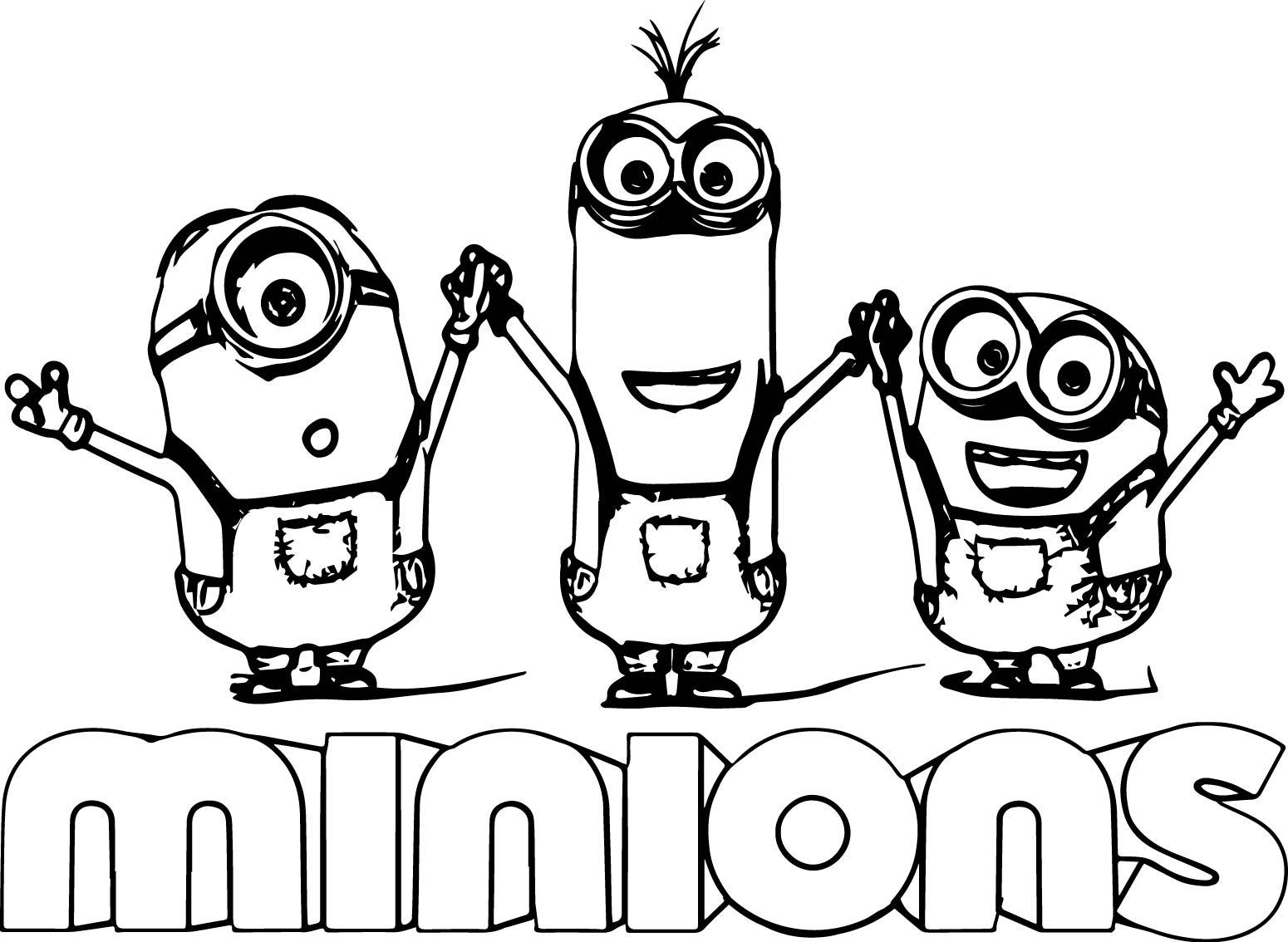 1550x1134 Despicable Me Coloring Pages Minions Kevin Kids Colouring Stunning
