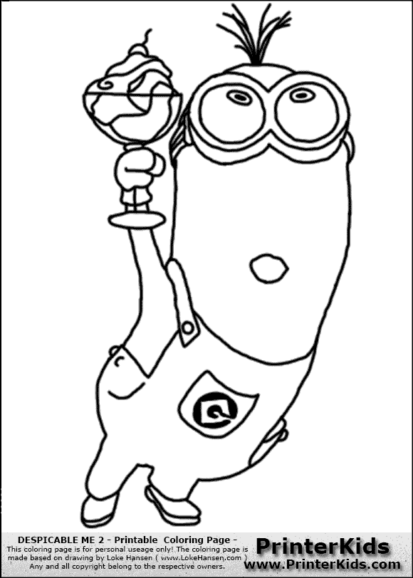 580x812 Despicable Me Minions Coloring Pages