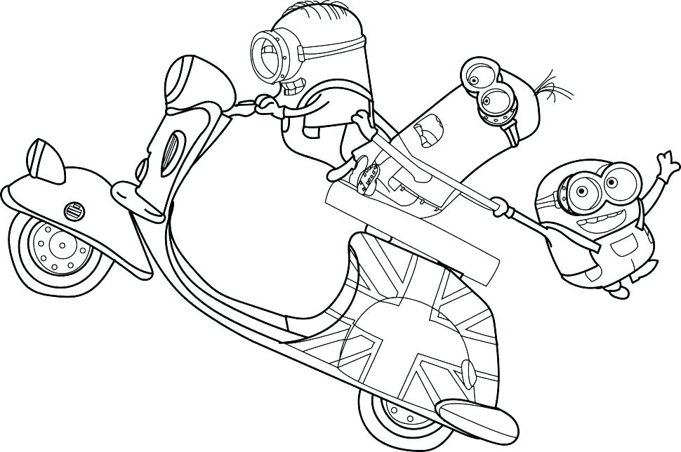 970x644 Minion Coloring Pages Kevin Caveman Minion Coloring Page Minions