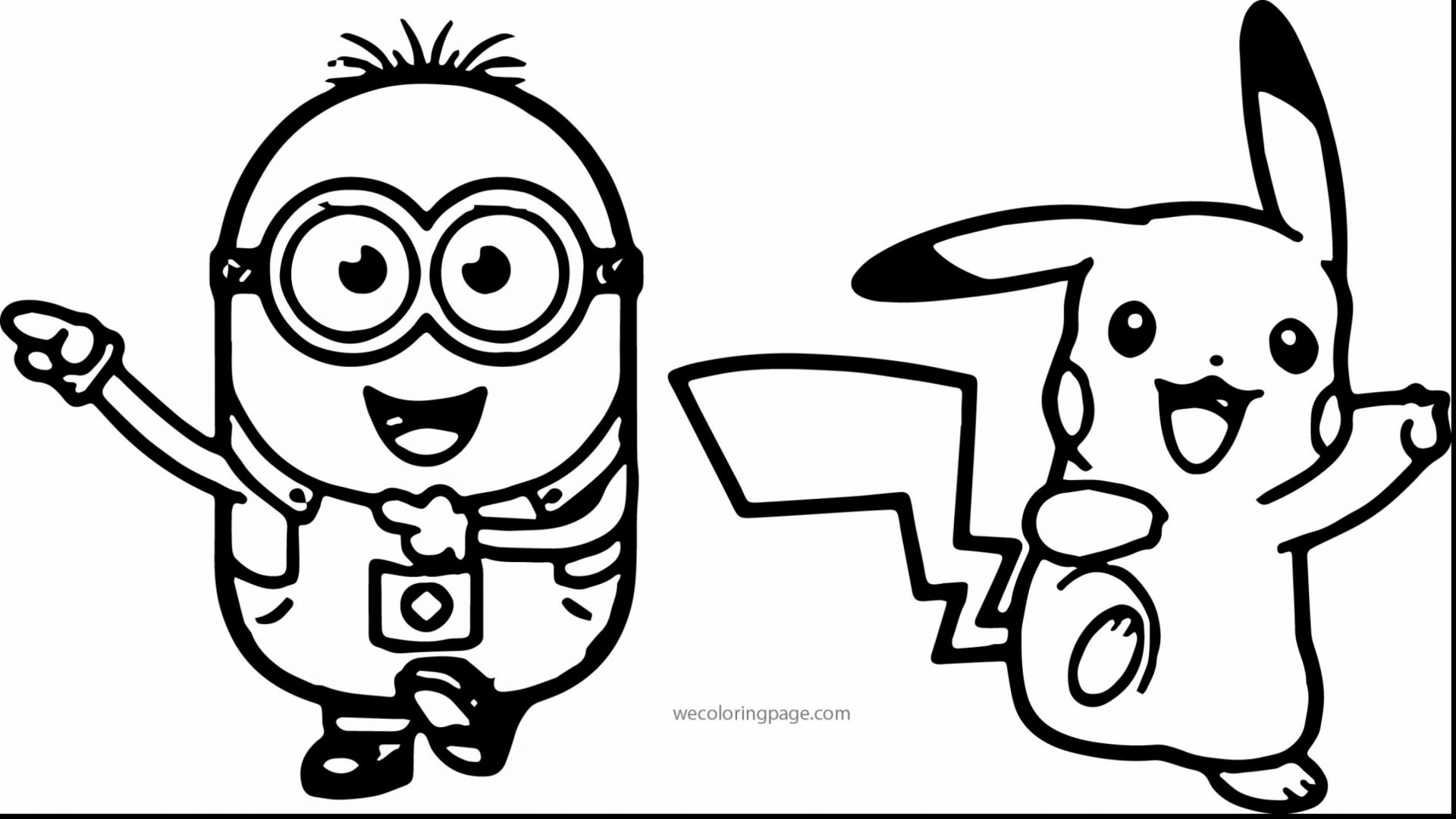 1920x1080 Best Of Minion Coloring Pages Kevin