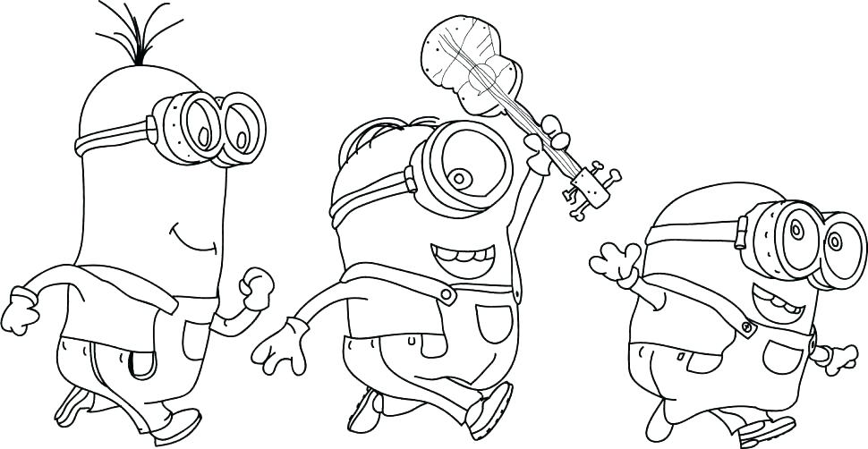 970x502 Minion Coloring Pages Minions Coloring Pages Printable Minion