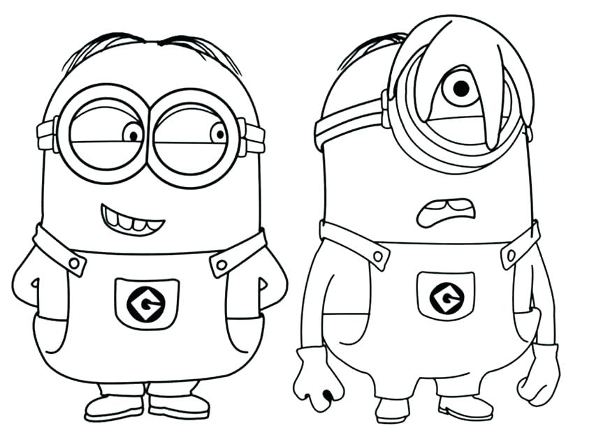 873x623 Minion Coloring Pages Minion Coloring Sheets To Print