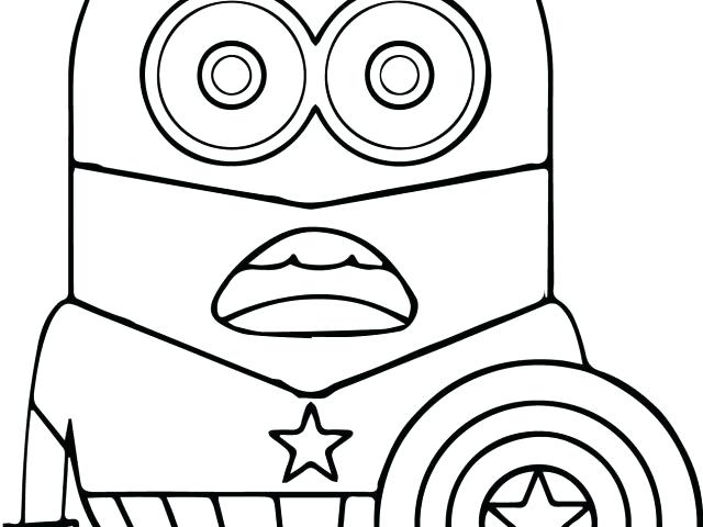 640x480 Minion Coloring Pages To Print Minion Halloween Coloring Pages