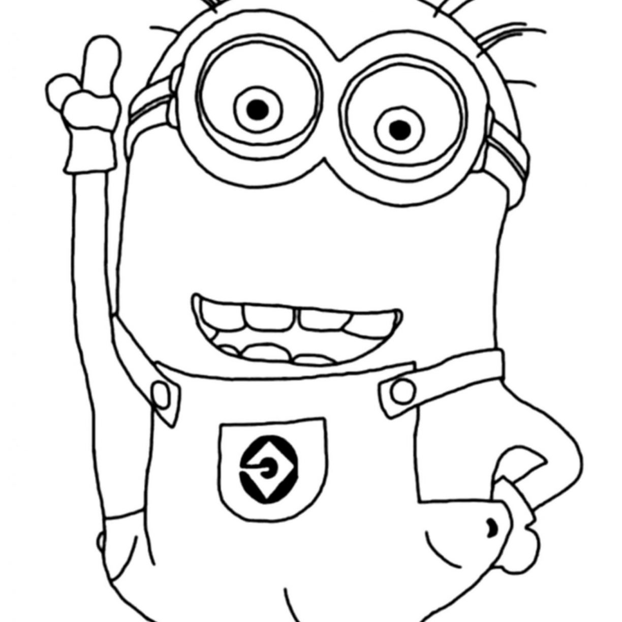 1224x1224 Despicable Me Minions Coloring Pages Printable For 2 Free General