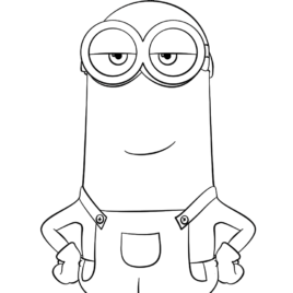 268x268 Minion Coloring Pages Free Printable Coloring Pages Coloring Page