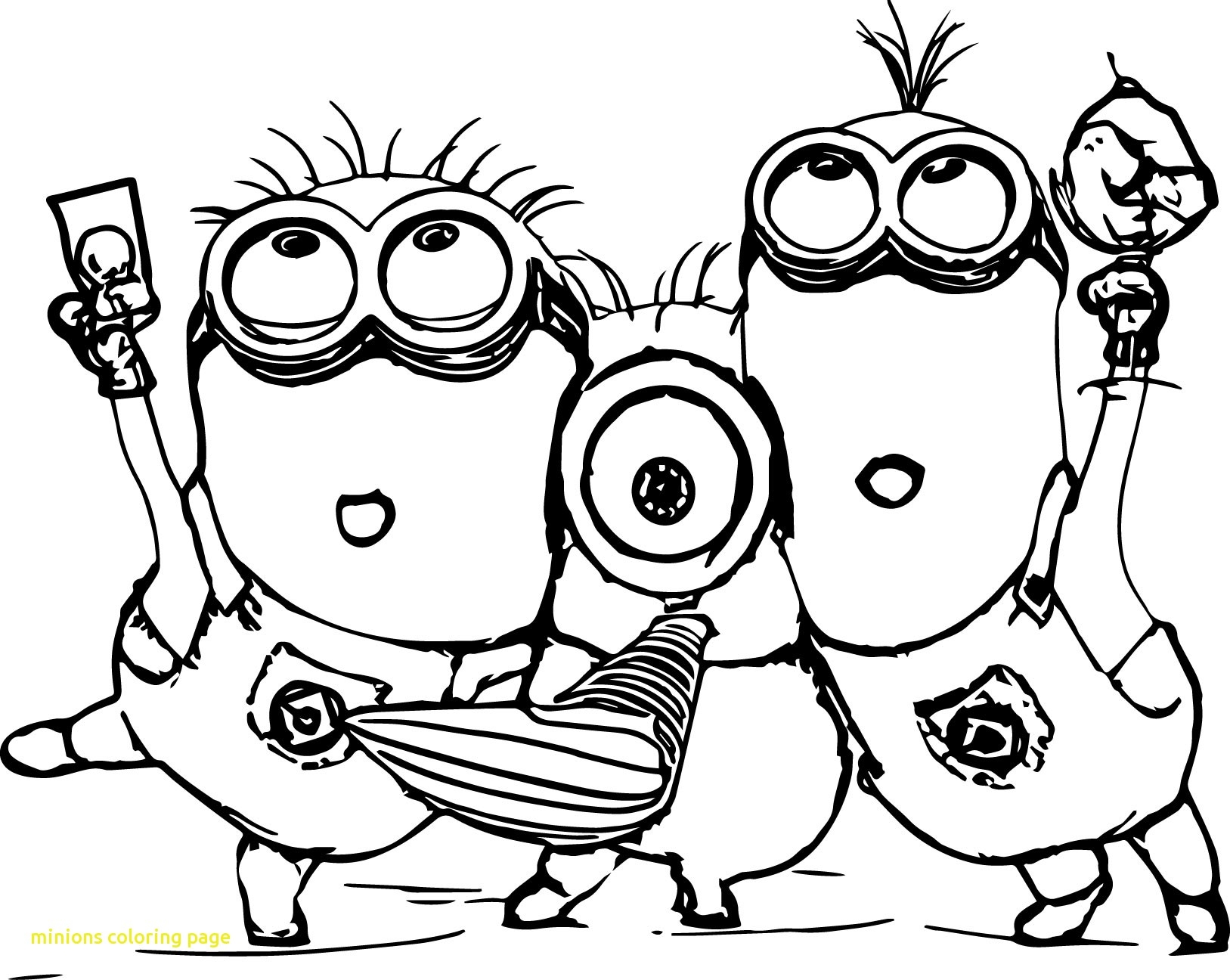 1627x1296 Minion Kevin Coloring Page Minions Color Sheet The Pages To New