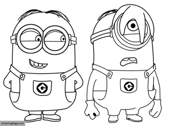 600x428 Minions Coloring Pages Printable Coloring Pages