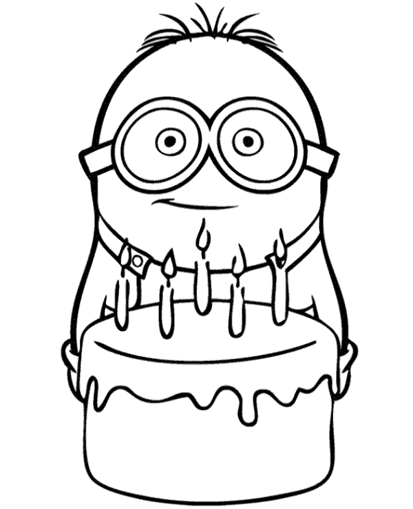600x740 Free Coloring Pages Minions Minions Coloring Pagesbook For Free