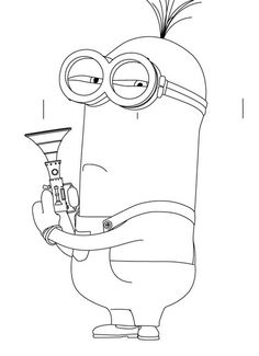 236x325 Purple Minion Coloring Pages Despicable Me 2
