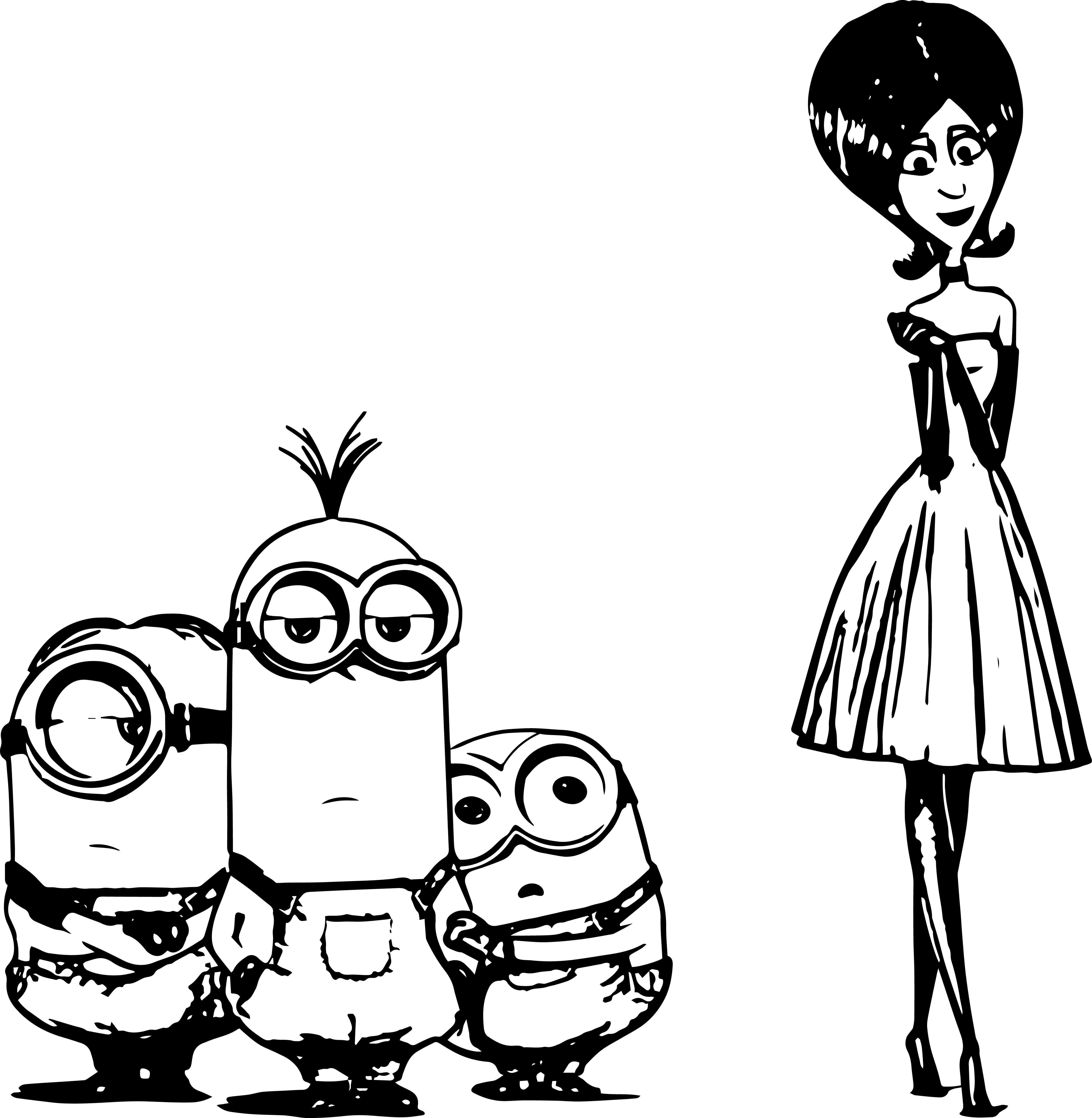 4603x4715 Coloring Pages Of Minions Bob Copy Minion Coloring Pages Free