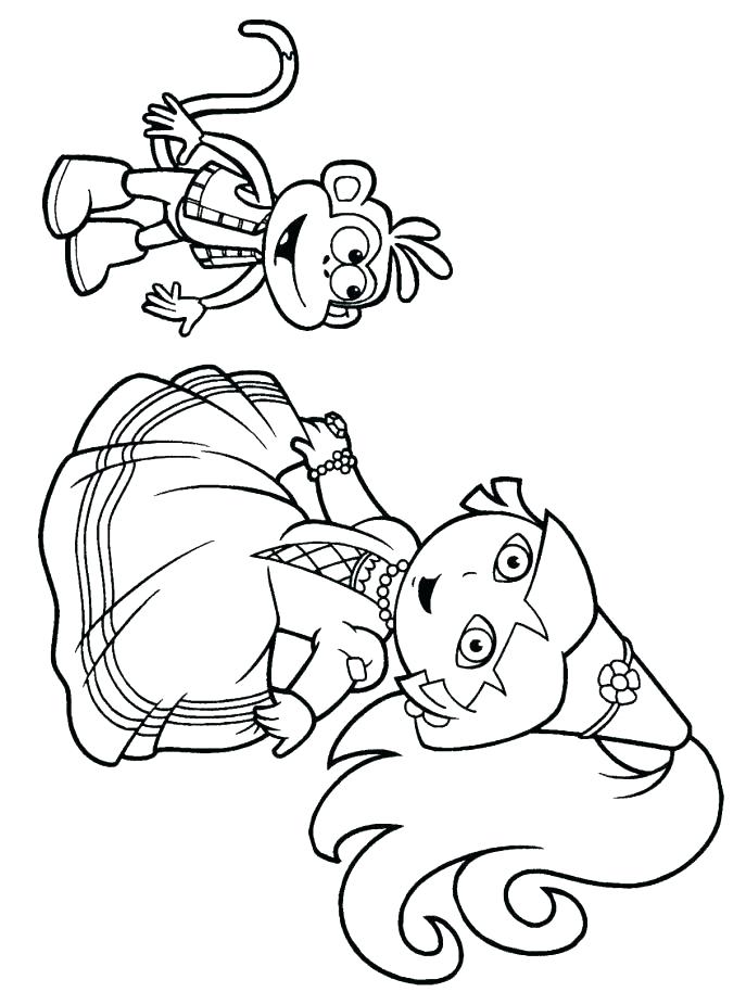 687x914 Dora Halloween Coloring Pages Nick Jr Coloring Pages Also Nick