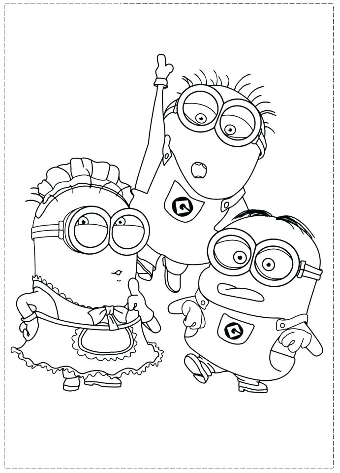 691x960 Minion Coloring Book Plus Free Printable Minion Coloring Pages