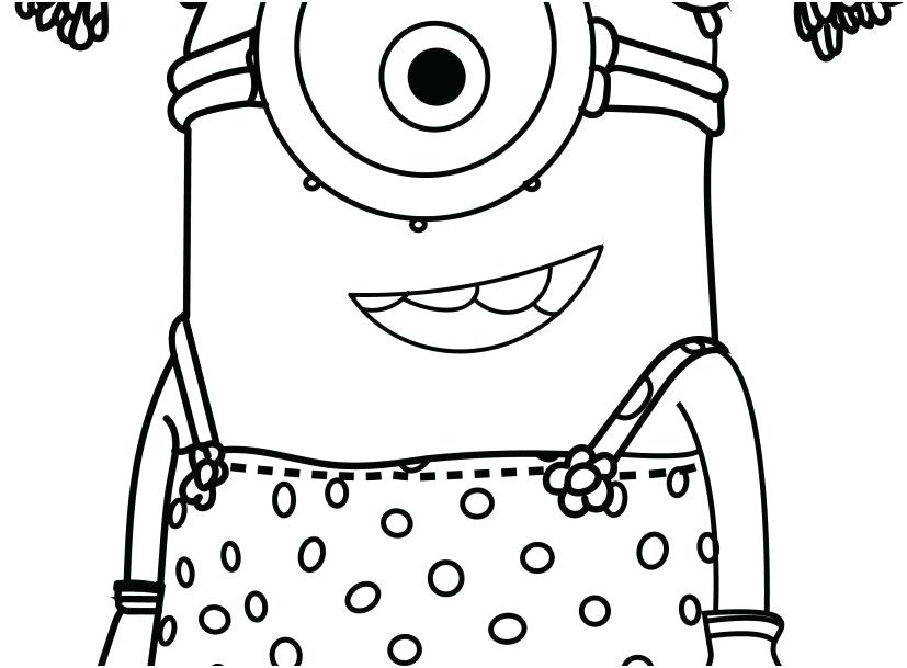 827x609 Minion Coloring Pages To Print Minion Coloring Pages To Print