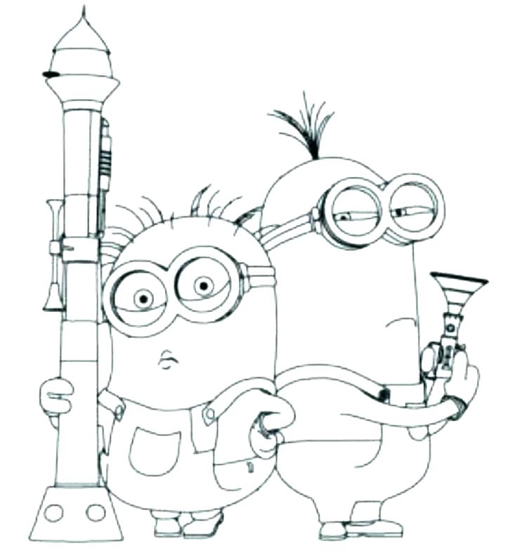 736x787 Minion Coloring Pages To Print Printable Minion Valentine Coloring