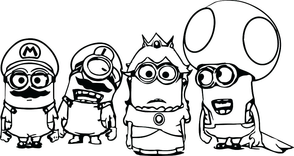 970x514 Minion Printable Valentines Kids Coloring Free Coloring Pages
