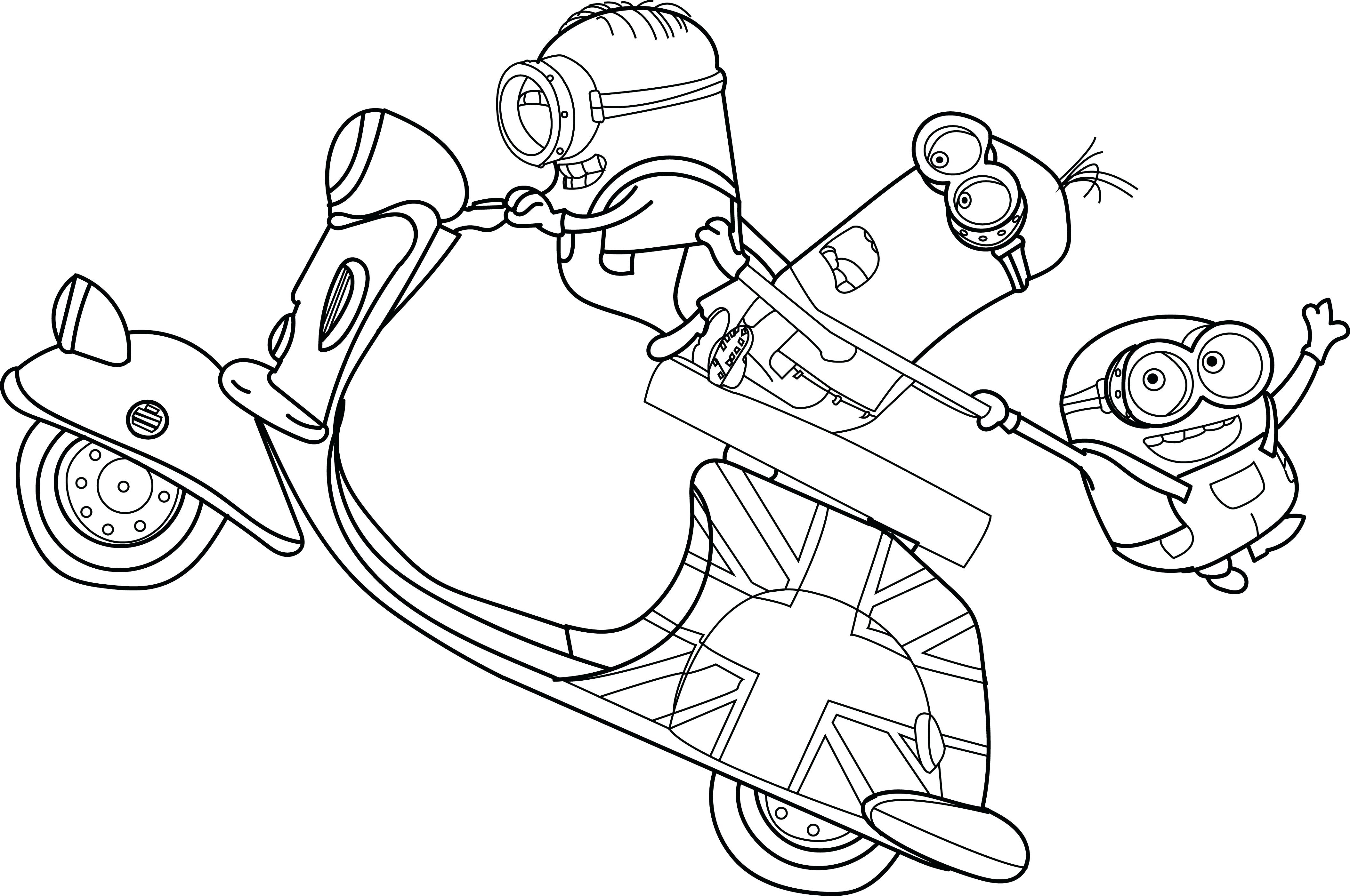 4217x2800 Printable Minion Pictures Coloring Pages Stunning With Free Page