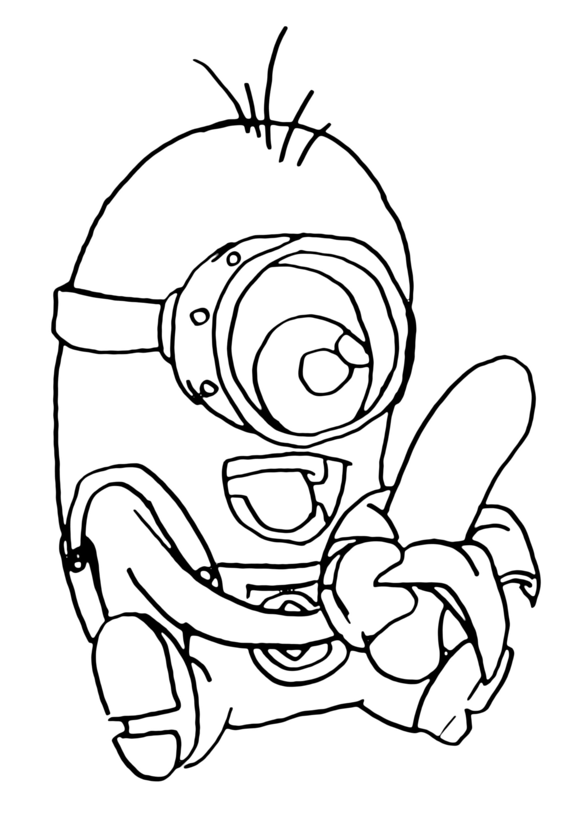 2164x3154 Minions Coloring Pages Banana Kids Colouring Pages