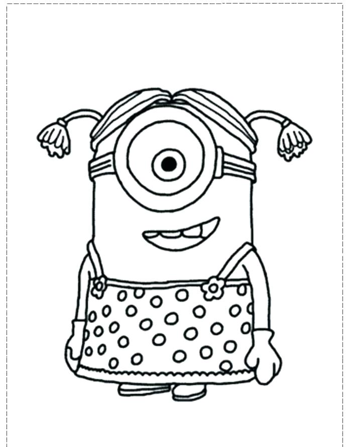 691x888 Despicable Me Coloring Pages Minion Coloring Page A Despicable Me