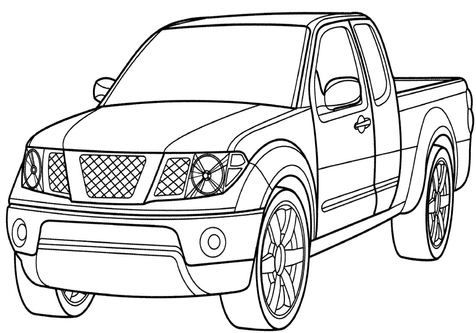 476x333 Nissan Coloring Pages Lafesta Minivan Page