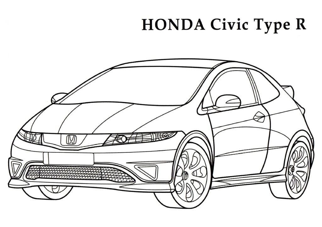 1024x724 Honda Coloring Pages Honda Coloring Pages Download And Print