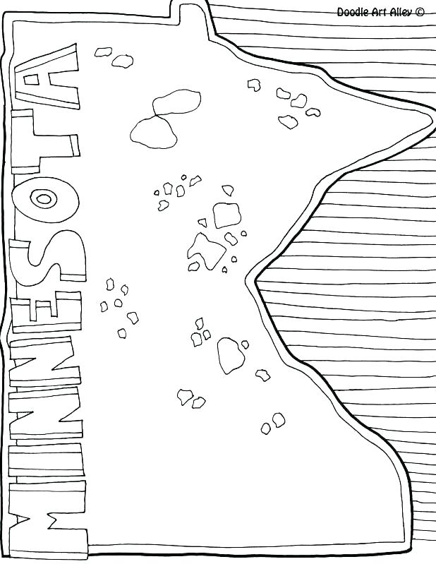 618x799 Minnesota State Flag Coloring Page Best State Flag Coloring Pages