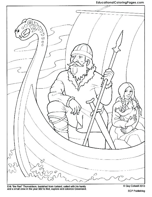 612x792 Viking Ship Coloring Pages Minnesota Viking Coloring Pages