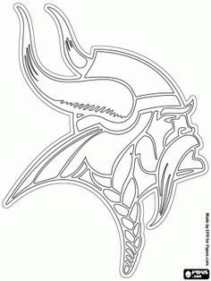 236x314 Minnesota Vikings Logo Stencil Coloriages Logos Nfl Colored