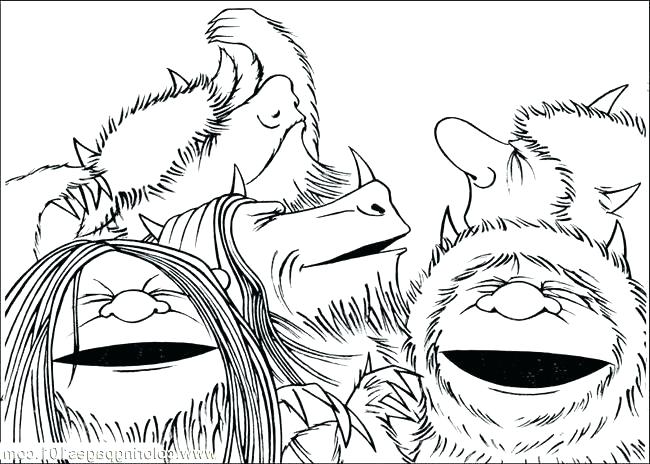650x464 Where The Wild Things Are Coloring Page Wild West Coloring Sheets