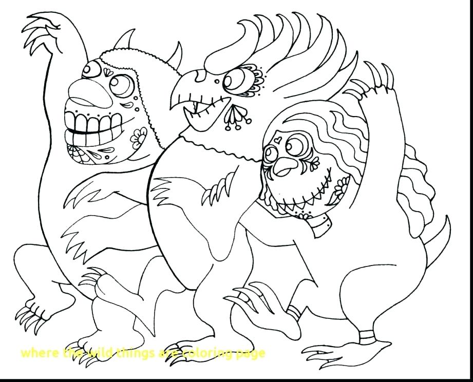 921x744 Free Printable Wild Horse Coloring Pages Where The Things Are Page