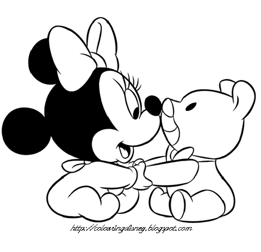 Minnie And Daisy Coloring Pages