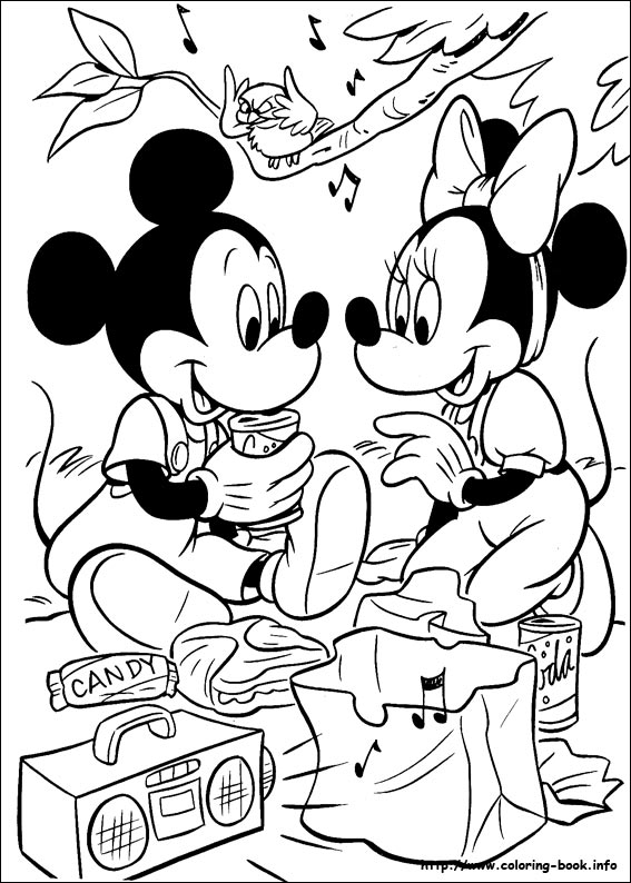 567x794 Minnie Mouse Coloring Pages On Coloring