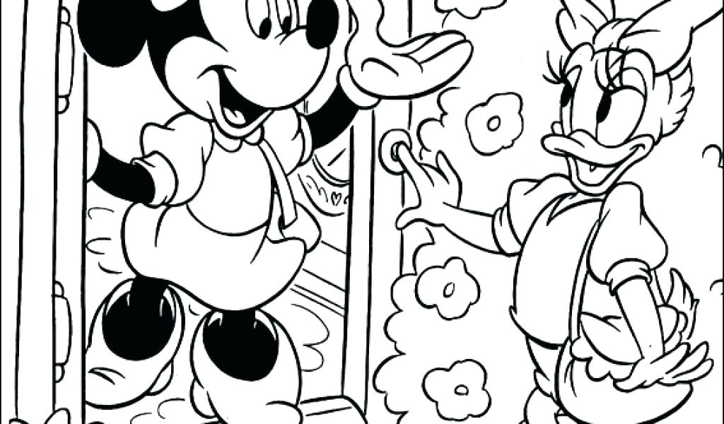 1024x600 Coloring Pages For Girls Baby Daisy Duck And Minnie Mouse Happy