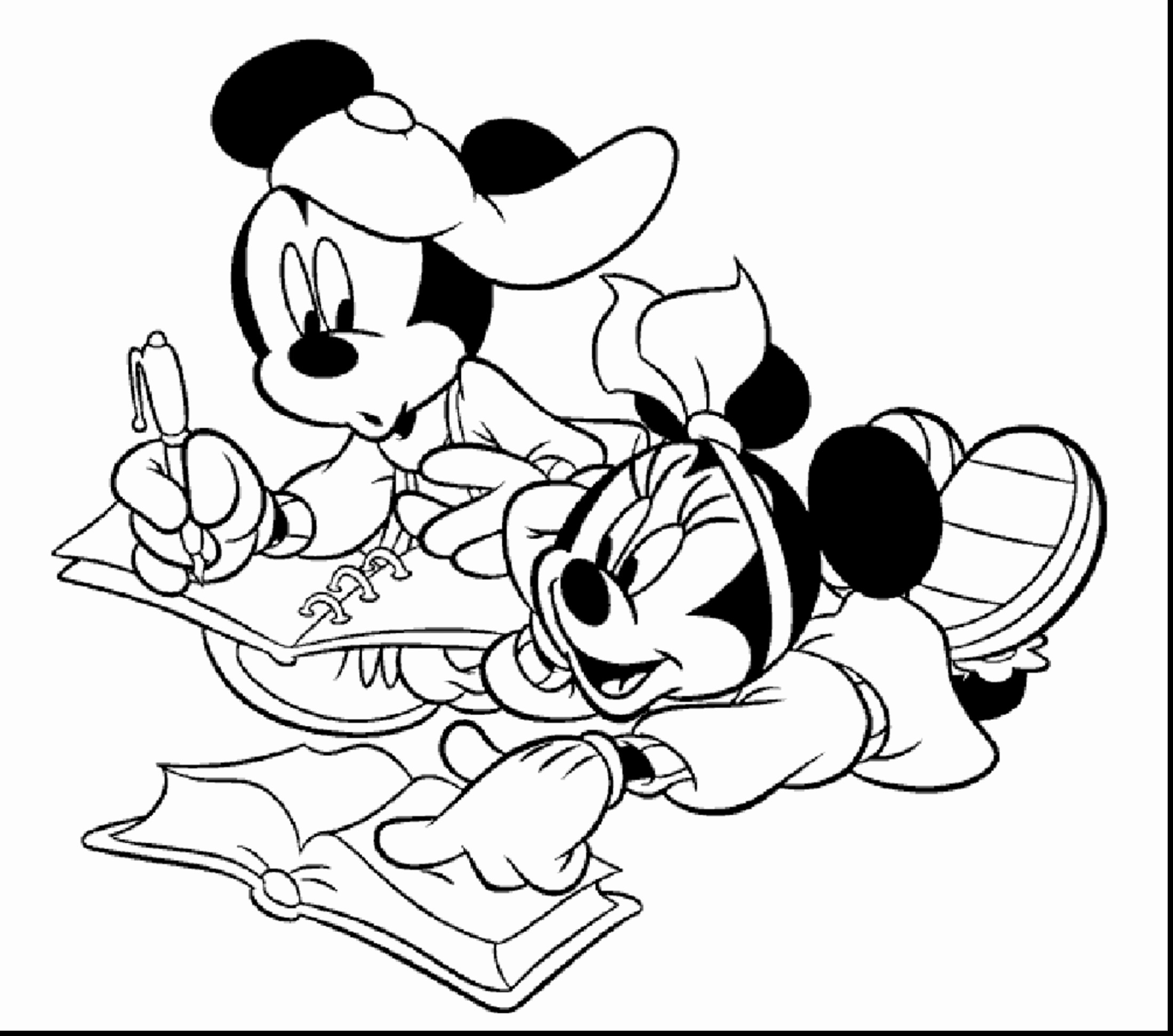 2200x1944 Mickey Mouse Clubhouse Coloring Pages To Print Copy Minnie Mouse
