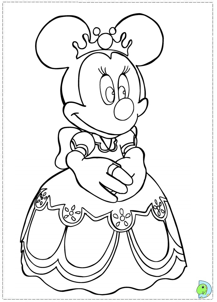 691x960 Minnie Mouse Bowtique Coloring Pages