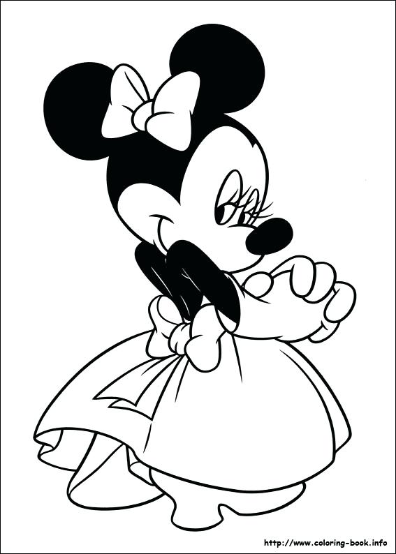 567x794 Free Printable Minnie Mouse Coloring Pages Mouse Coloring Picture