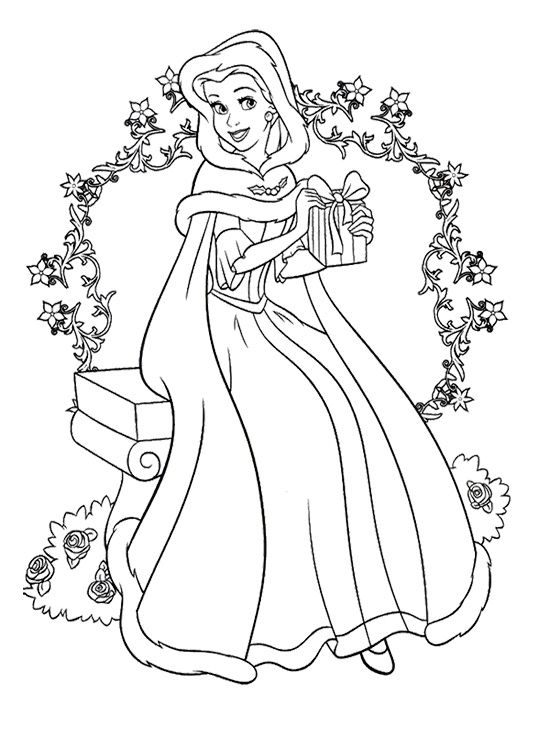 550x748 Fresh Decoration Disney Christmas Coloring Pages Minnie Mouse