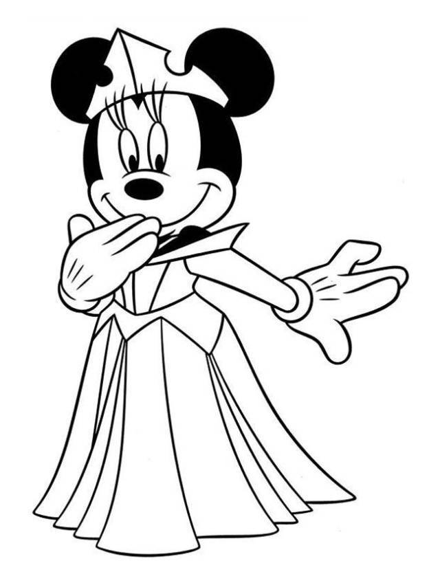 624x851 Minnie Mouse Coloring Pages
