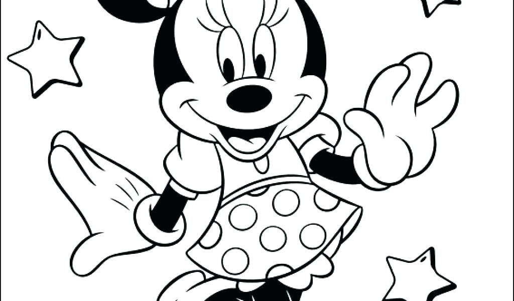 1024x600 Baby Minnie Mouse Coloring Pages Minimalist Mouse Coloring Pages