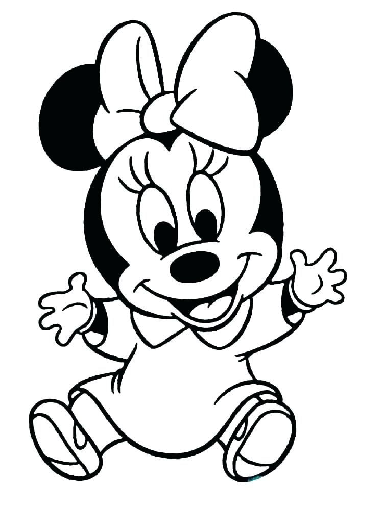 750x1000 Free Printable Minnie Mouse Coloring Pages