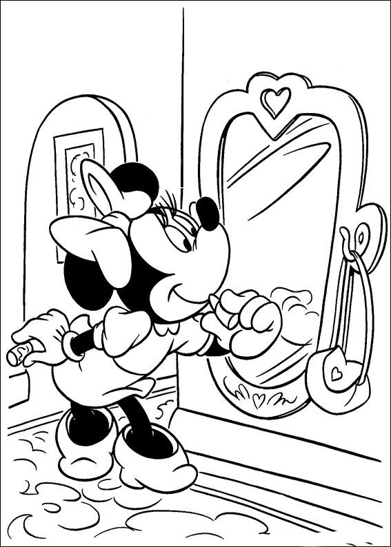 567x794 Minnie Mouse Coloring Pages For Kids. Printable. Online Coloring
