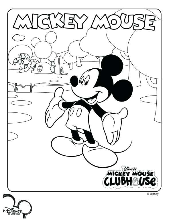 597x783 Coloring Pages Mickey Mouse Coloring Page Welcome Baby Mickey