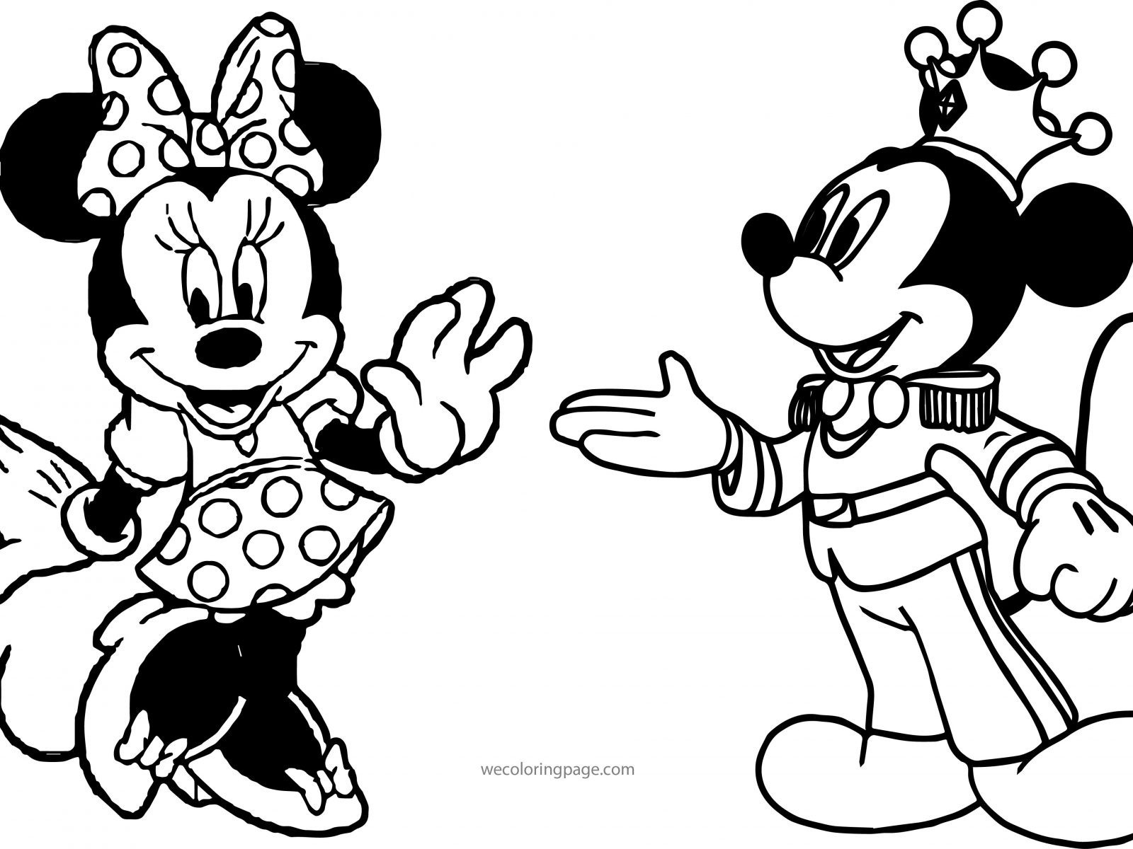 Minnie Mouse Coloring Pages To Print