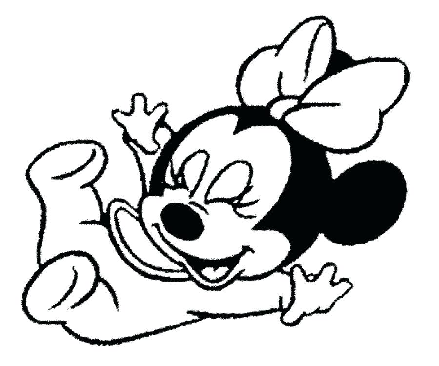 900x750 Baby Minnie Mouse Coloring Pages Print Sheets Fabulous Bes