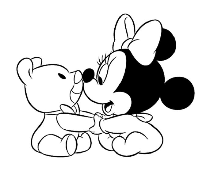 700x575 Printable 19 Baby Minnie Mouse Coloring Pages 5782 Disney Baby