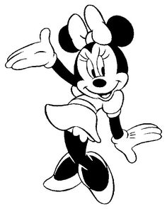 236x295 Best Cartoon Minnie Mouse Coloring Pages Free 985 Printable