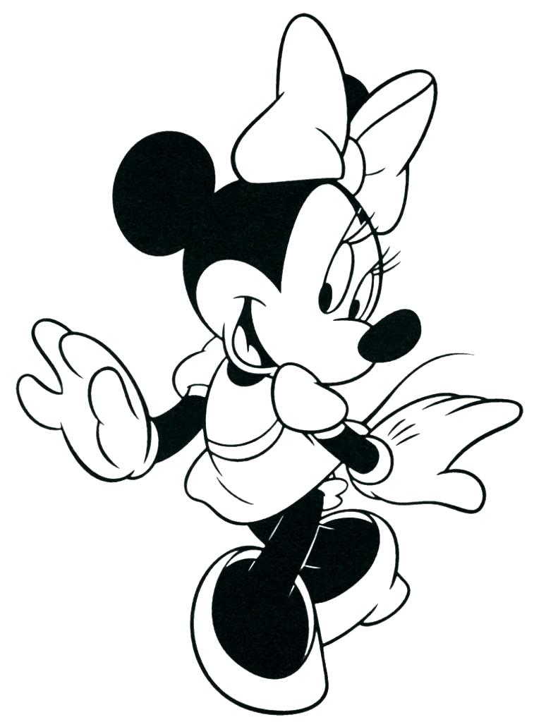 757x1024 Mouse Face Coloring Pages Page Image Images Free Printable Minnie