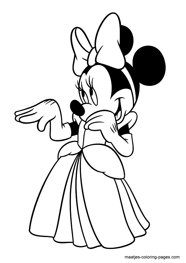 595x842 Free Minnie Mouse Printables Minnie Mouse Coloring Page