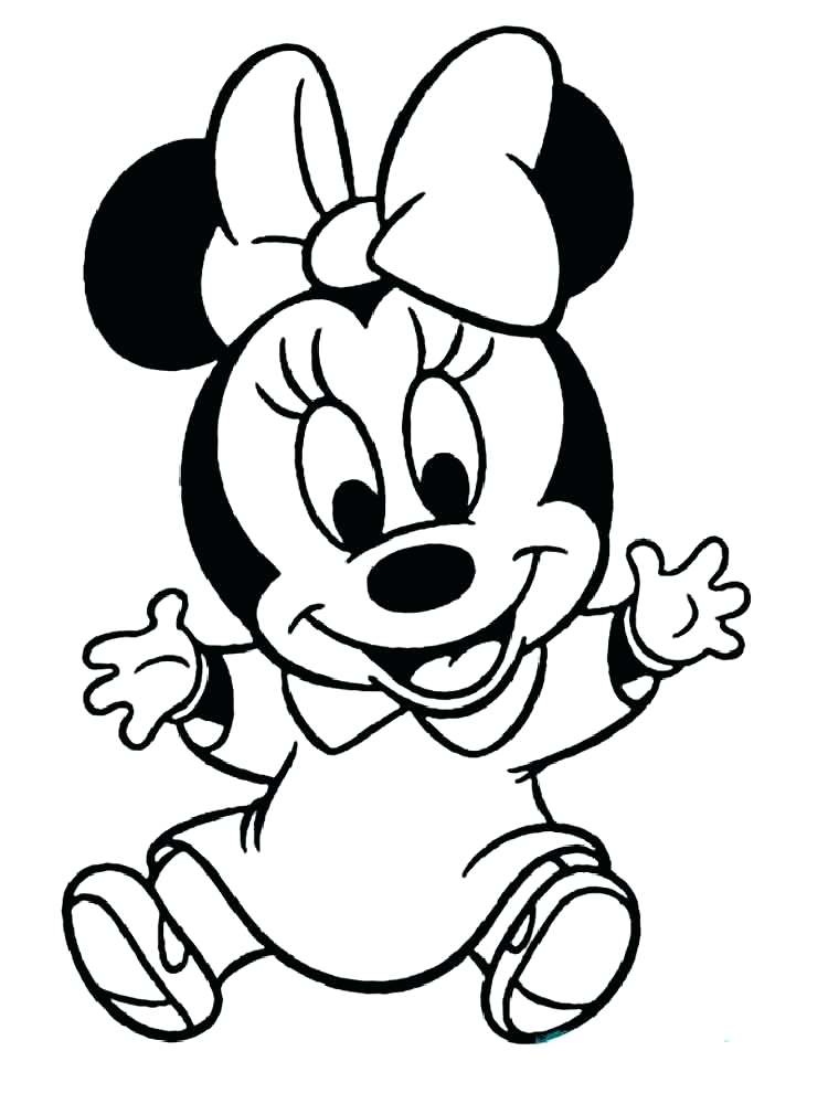 750x1000 Printable Minnie Mouse Head