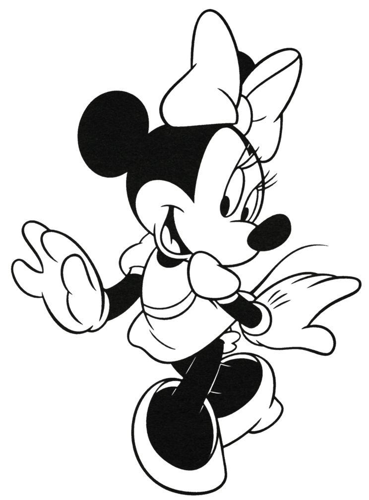 744x1006 Minnie Mouse Coloring Pages Page 2 Of 35 The Sun Flower Pages